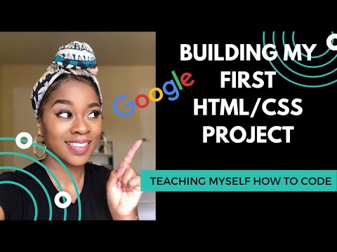 BUILDING MY FIRST HTML & CSS PROJECT | My Coding Journey