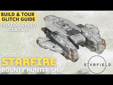 Starfire | DP-27 Strike Fighter | Bounty Hunter - Class C Starfield Ship Build | No Mods