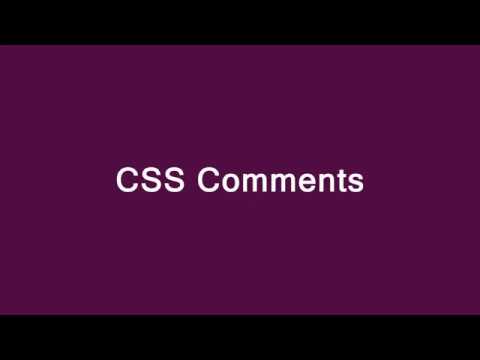 CSS Comments