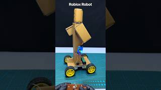 DIY Simple Roblox Robot with Dcmotor #youtubeshorts  #robot #diy #diyrobot  #ServoMotor #dcmotor