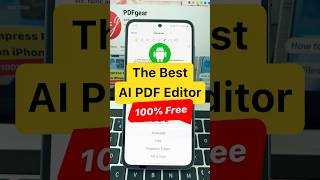 Best Free PDF Editor for Android | PDFgear