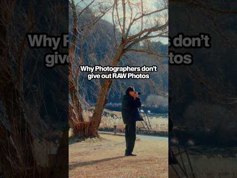 Why Photographers don’t give out RAW photos.. #shorts #photography #editing