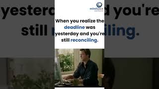 When you realize the deadline was yesterday and you're still reconciling. 🫠📚  #BookkeeperLife