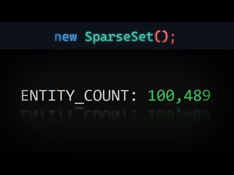 Optimizing My ECS Game Engine to Simulate 100,000 Entities | Sparse sets