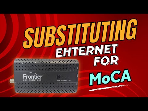 Using a MoCA adapter the alternative to a hardwired Ethernet connection