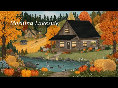 Lakeside Morning Jazz 🌸 Tranquil Jazz Music for Relaxing & Positive Mood