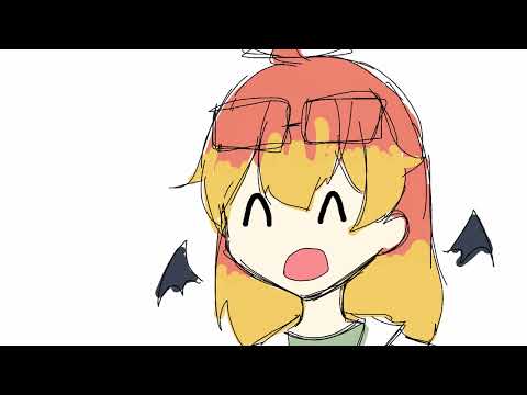 【手描き】メテヲさんメインのめめ村でコンビニ【深夜テンション】