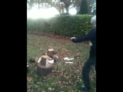 How to chop wood like a boss