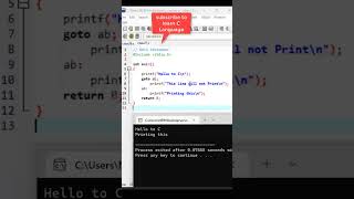 Class 24 | Goto Statement in C Language | #cprogramming #cprogrammingvideo #goto