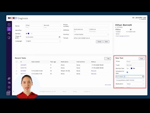 Remote Test Scheduler - MOXO Essentials