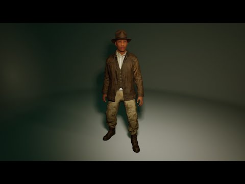 Metahuman Adventure Character - Chaos cloth testing - UE5 - realistic cloth sim