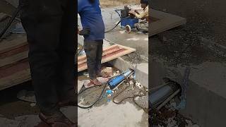 The process of stressing PT Cables | #POST - TENSION | #shorts  #structuralsafety #tranding