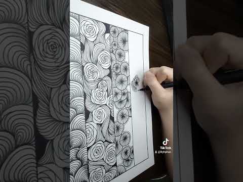 Zentangle pattern | Doodle, Zentangle art | Speed-up art | Tutorials