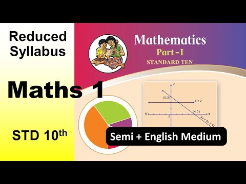 10th Maths 1 Reduced Syllabus 2021 Maharashtra Board | ssc Maths 1 cancelled syllabus 2021