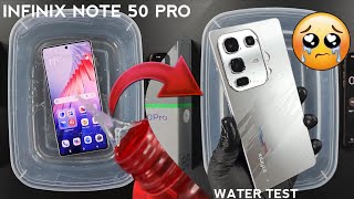 Infinix Note 50 Pro iP64 Water Test 💧💦| Note 50 Pro Actually Waterproof Or Not?