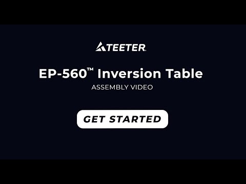 Teeter EP-560 Assembly Instructions (E61006BLK)