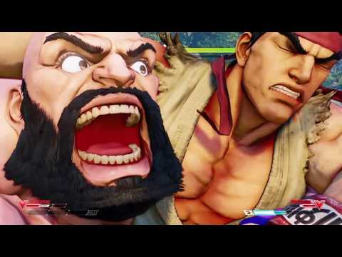 Me{ ryu} Vs my brother{ Zangief}[STREET FIGHTER V]
