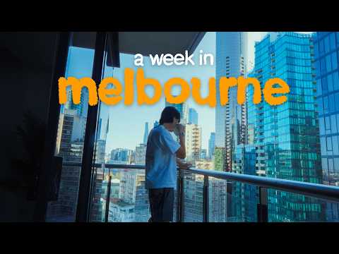 7 Days in Melbourne Vlog | exploring city, cafes, shopping and good food