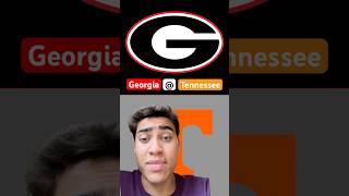 Georgia @ Tennessee #collegefootball #georgiafootball #cfbprediction #secfootball #sports #sports