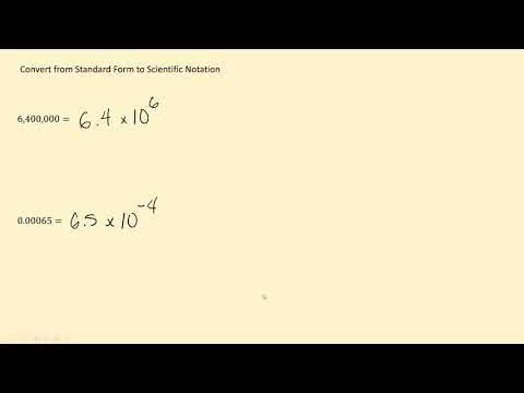 Math 10 Skill 5   Scientific Notation