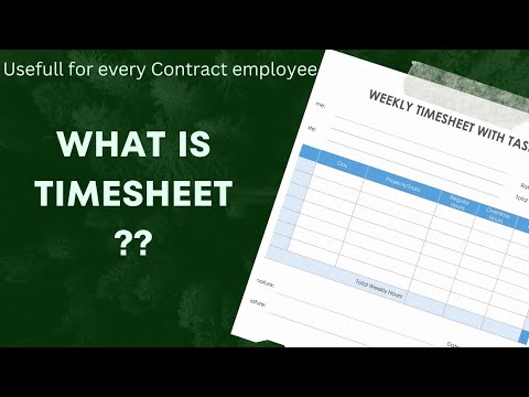 Timesheet क्या होती है? | Recruitment Training & Tutorial #staffinggaur #timesheet #information