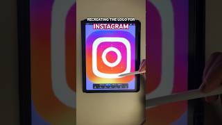 Recreating the logo for Instagram #handlettering #calligraphy #asmr #shorts