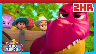 🦖Teaching Baby Dinos New Tricks! | Dino Ranch | Cartoons For Kids