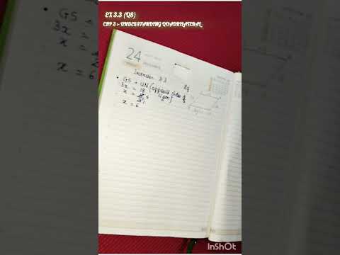 Ex 3.3 8q understanding quadrilateral #class8maths #understandingquadrilateral