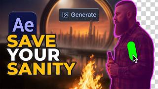 STOP Rotoscoping the Hard Way! After Effects Roto Brush + AI Compositing