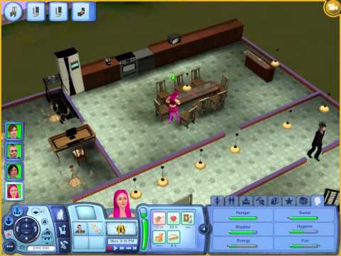 Sims 3- My Sim wated food. Where is Strangetown?
