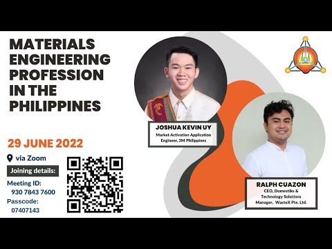 MatE Profession in the Philippines - MatE 15 Webinar Series