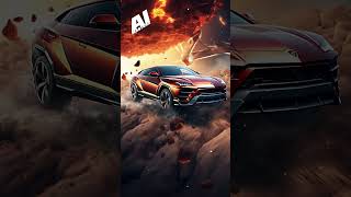 AI MASTERED LAMBORGHINI IN SPACE #ai #aimasters #aiart #viral #ailovers #cars #lamborghini #lambo