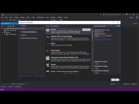 Azure Environment Selector Visual Studio Extension