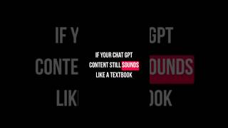 THIS IS WHY YOUR CHATGPT CONTENT SOUNDS ROBOTIC #ceobranding #digitalmama #chatgpt