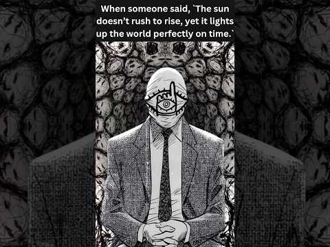 When bro said 🗣️," The sun doesn’t rush to rise..  #life #relatabe #manga #peace