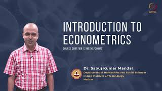 Introduction to Econometrics