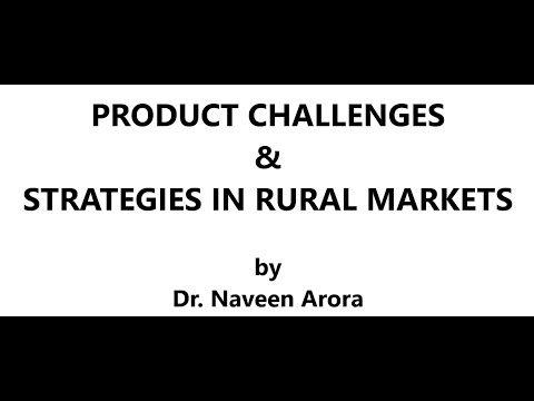 Rural Marketing Product Challenges Strategies