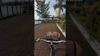 Don't ride a bike...?!?!? #bikecommuting #bikecommunity