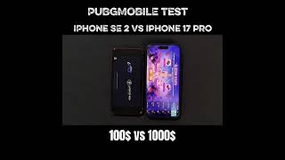 PUBGMOBILE COMPARISON - iPhone SE vs iPhone 17 PRO!!
