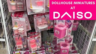 Finding Dollhouse Miniatures at DAISO - Shop With Me - Craft Supplies