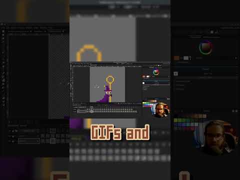What is Pixelorama? #pixelart #gamedev #art #artists #foss #gamegraphics #godot #shorts #16bit #8bit