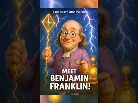 Meet Benjamin Franklin ⚡ | The Inventor, Writer, and Leader! #benjaminfranklin #kidseducation