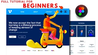 UI UX Design | Figma Full Tutorial - 2024