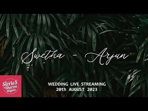 ARJUN & SWETHA || WEDDING || LIVE STREAMING || 20.08.2023 || TIME - 10.00 AM ||