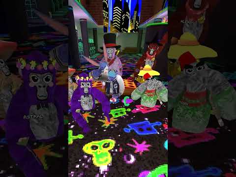 Blue shirt guy dance ft. @ThatCocoGt @alex_gtg @Shroom-LOL @Justin_456 and more #gorillatag #vr