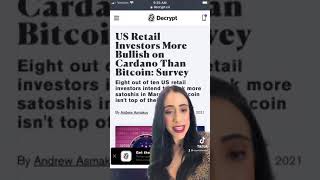 Crypto U | #cardano #cardanoarmy #cardanoto1000 #cardanoada #cardanofoundation #ada - cryptowendyo