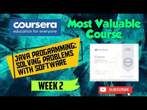 Coursera Java Programming: Solving Problems with Software Week 2 Solutions || Java Programming 🥰🥰🥰🥰