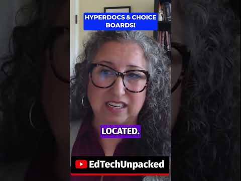 Hyperdocs & Choice Boards- Keys for Implementation