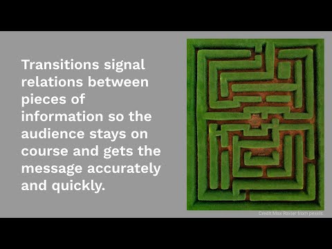 Linking Information with Transitions