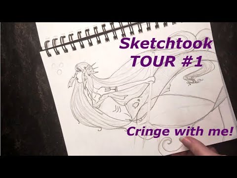 CRINGE WITH ME! Sketchbook Tour #1